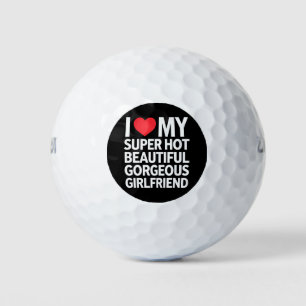 Balles De Golf J'adore Ma Copine Super Canon Incroyablement Belle