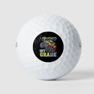 Balles De Golf J'ai écrasé un camion monstre de 1re année, obtent