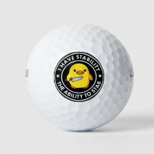 Balles De Golf J'Ai La Stabilité De Stab Funny