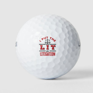 Balles De Golf J'ai mis la lumière dans le procès de l'avocat du