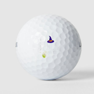 Balles De Golf J'Ai Mis Un sort sur vous sorcière Cool Halloween 