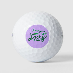 Balles De Golf J'ai tellement de chance