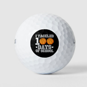 Balles De Golf J'ai traité 100 jours de basket-ball scolaire