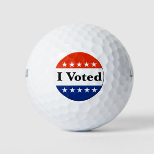Balles De Golf J'ai voté les élections de 2026
