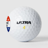Balles De Golf J'ai voté par correspondance (Logo)