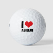 Balles De Golf J'aime Abilene (Devant)