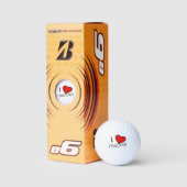 Balles De Golf J'aime Angleterre bk be6 gbt (Emballage)