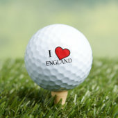Balles De Golf J'aime Angleterre bk be6 gbt (T-shirt Insitu)