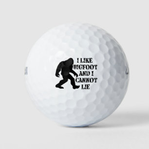 Balles De Golf J'aime Bigfoot et je ne peux pas mentir