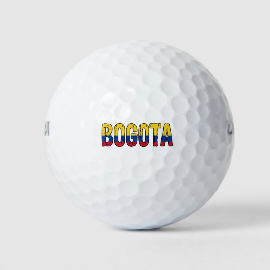 Balles De Golf J'aime Bogota (Devant)