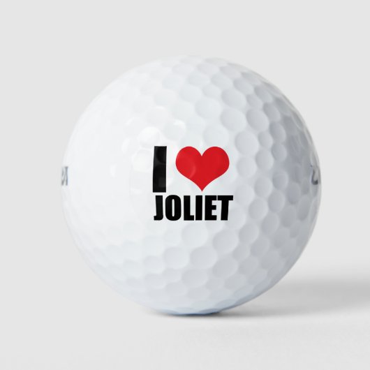 Balles De Golf J'aime Joliet (Devant)
