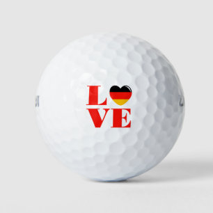Balles De Golf J'aime l'Allemagne
