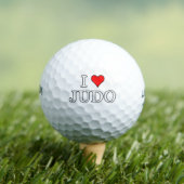 Balles De Golf J'aime le judo (T-shirt Insitu)