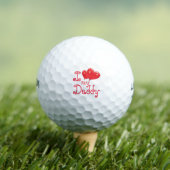 Balles De Golf J'Aime Mon Papa (T-shirt Insitu)