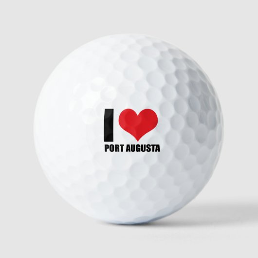 Balles De Golf J'aime Port Augusta (Recto)