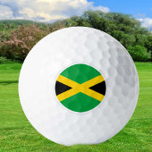 Balles De Golf Jamaica Golf Balls, Jamaïcain Flag Golfers / Patri