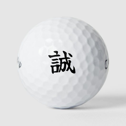 Balles De Golf Japanese KANJI "MAKOTO" Golf ball (Devant)