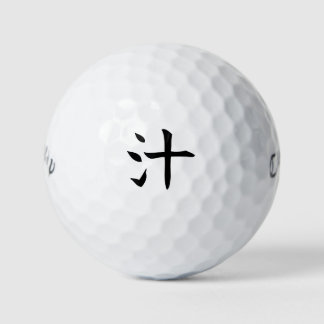 Balles De Golf Japanese KANJI "SHIRU" Golf ball