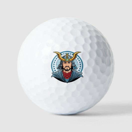 Balles De Golf Japanese samurai (Recto)