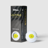 Balles De Golf Jaune (Emballage)
