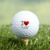 BALLES DE GOLF JE COEUR MON GRAND DANE (T-shirt Insitu)
