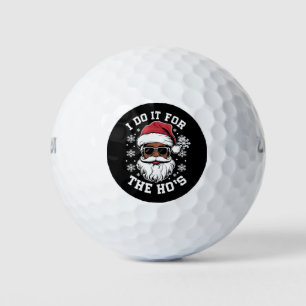 Balles De Golf Je le fais pour les Hos Noël Santa africain 
