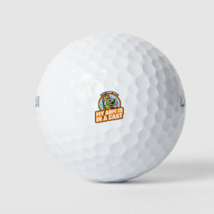 Balles De Golf Je ne peux pas travailler aujourd'hui, mon bras es