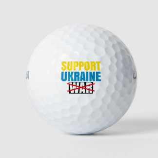 Balles De Golf Je Suis Avec L'Ukraine, Nous Soutiendons L'Ukraine
