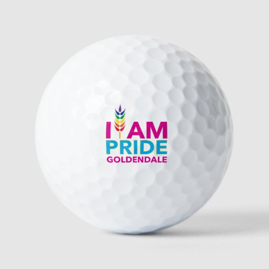 Balles De Golf JE SUIS FIER Goldendale Golf Balls (Recto)