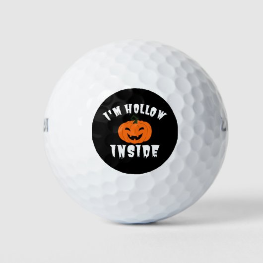 Balles De Golf Je suis Hollow Inside Pumkin Jack-o'-lantern (Devant)