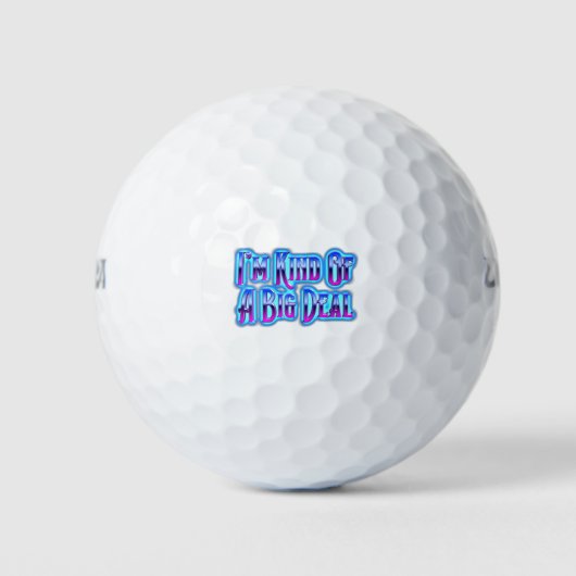 Balles De Golf Je suis plutôt une grosse pointure (Devant)