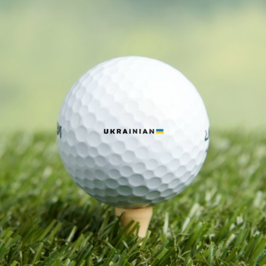 Balles De Golf Je suis ukrainien (T-shirt Insitu)