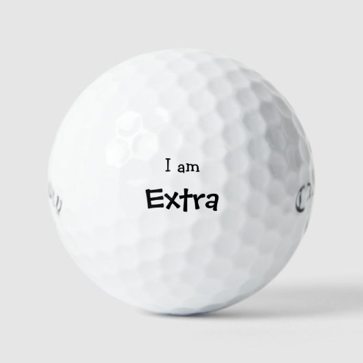 Balles De Golf Je Suis Une Élang Extra Drôle (Recto)