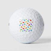 Balles De Golf Jelly Bean Pattern (Devant)