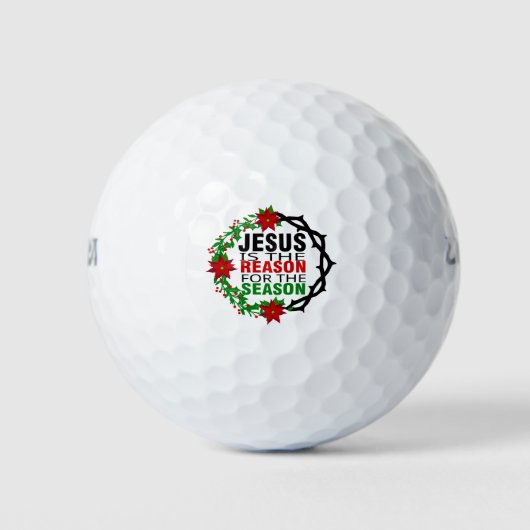 Balles De Golf Jésus est la raison de la saison (Devant)