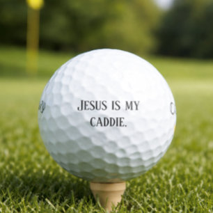 Balles De Golf 'Jésus est mon caddie' Les golfeurs chrétiens s'en