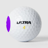 Balles De Golf Jésus Sauve Bro. Néon violet (Logo)