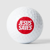 Balles De Golf Jesus Sauve Christian Golf Balls (Recto)