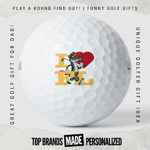 Balles De Golf Jeu d'argent du week-end J'adore le golf en Florid