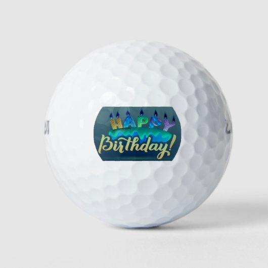 BALLES DE GOLF ***JEUX GÂTEAU D'ANNIVERSAIRE ET BOUGIES*** GOLF B (Devant)