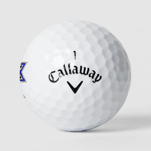 Balles De Golf Jewish Star (Logo)