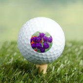 Balles De Golf Jigsaw tulipes violettes foncées (T-shirt Insitu)