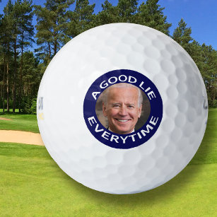 Balles De Golf Joe Biden Bon mensonge