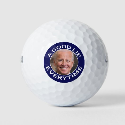 Balles De Golf Joe Biden Bon mensonge (Devant)