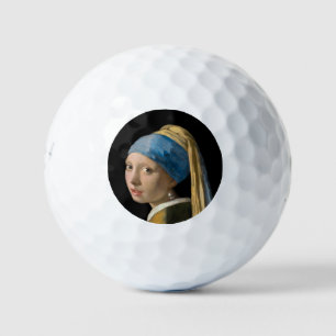 Balles De Golf Johannes Vermeer - Fille avec une oreille perle
