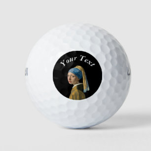 Balles De Golf Johannes Vermeer - Fille avec une oreille perle