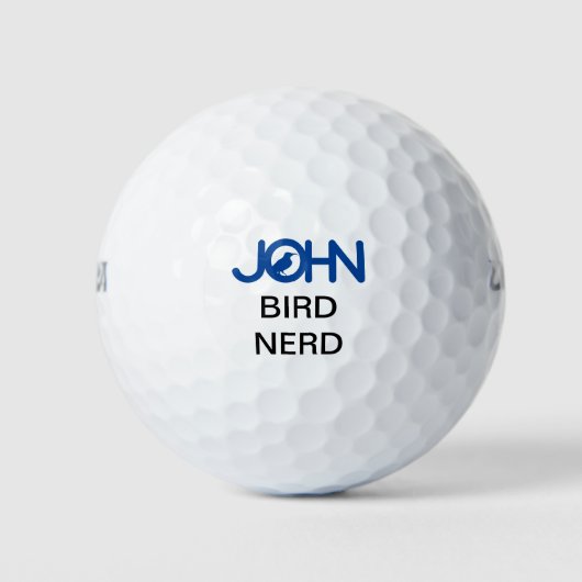Balles De Golf John Bird Nerd (Devant)