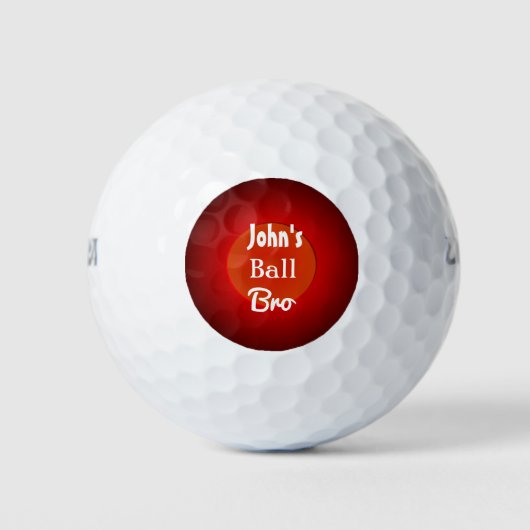 Balles De Golf John's Ball Bro Texte >Funny Golf Balls (Devant)
