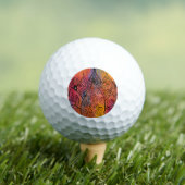 Balles De Golf Joli Art Floral (T-shirt Insitu)