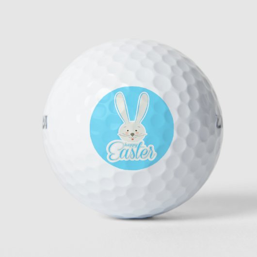 Balles De Golf Joli Bunny de Pâques oeufs de chasse printemps de  (Devant)